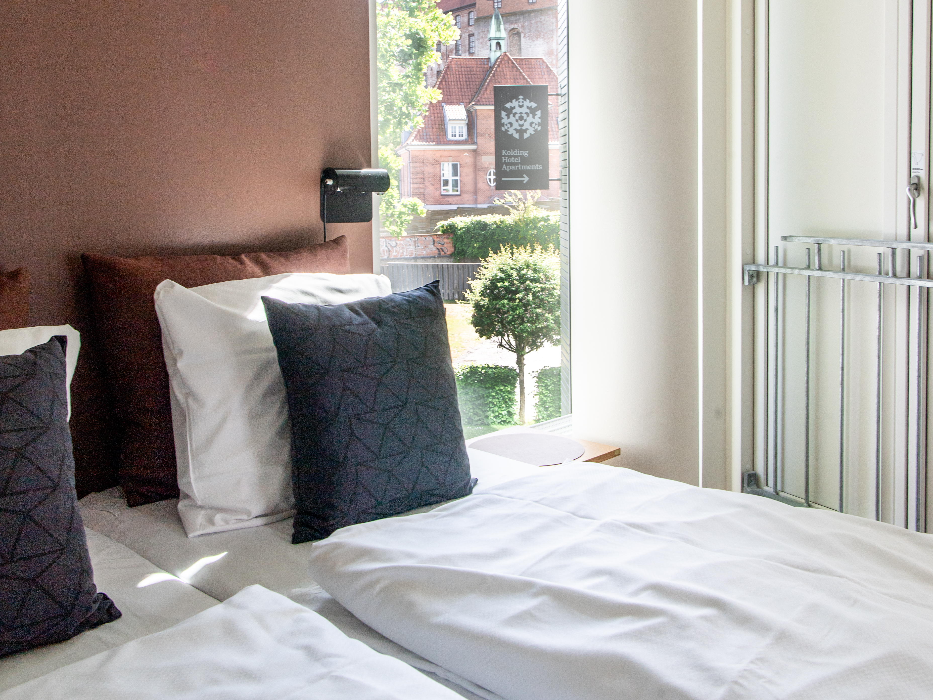 Separate soveværelser i hotellejligheden